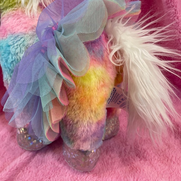 Build A Bear Tie dye Unicorn with multicolored skirt - Picture 8 of 12